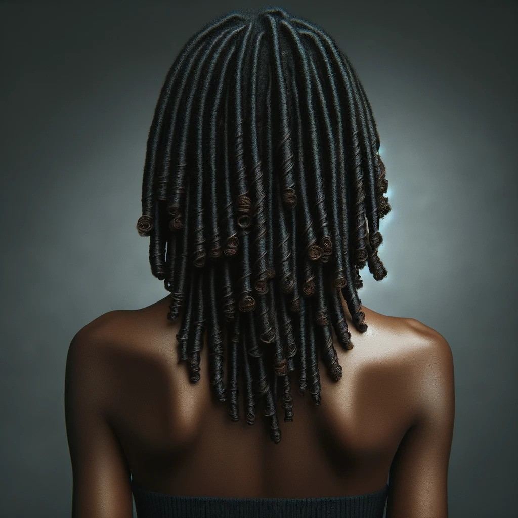 Comb Coils Dreadlocks Black African salon